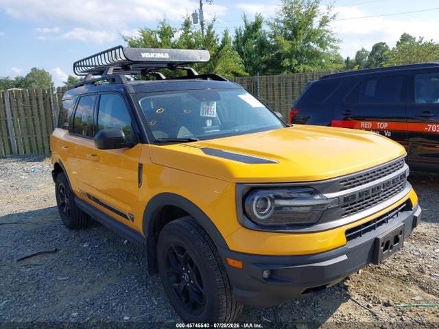 Продажа на аукционе авто 2021 Ford Bronco Sport First Edition, vin: 3FMCR9F93MRA50244, номер лота: 45745540