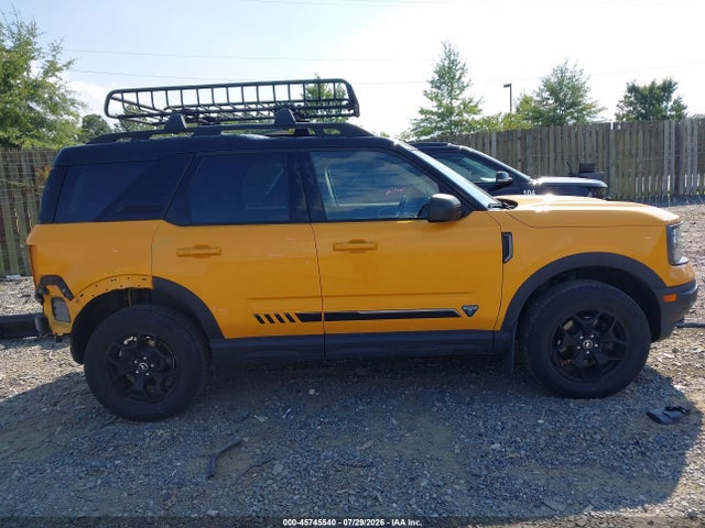 Продажа на аукционе авто 2021 Ford Bronco Sport First Edition, vin: 3FMCR9F93MRA50244, номер лота: 45745540