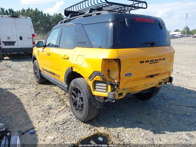 Продажа на аукционе авто 2021 Ford Bronco Sport First Edition, vin: 3FMCR9F93MRA50244, номер лота: 45745540