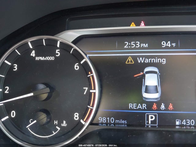 1N4BL4DV2TN328627 Nissan Altima Sv Fwd