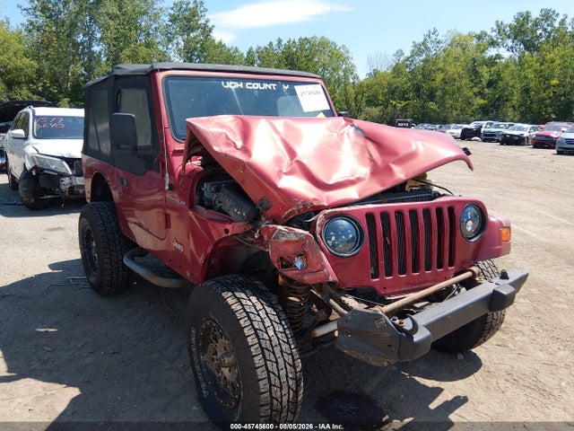 45745600 :رقم المزاد ، 1J4FY29P2WP730257 vin ، 1998 Jeep Wrangler Se مزاد بيع