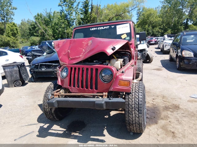 45745600 :رقم المزاد ، 1J4FY29P2WP730257 vin ، 1998 Jeep Wrangler Se مزاد بيع