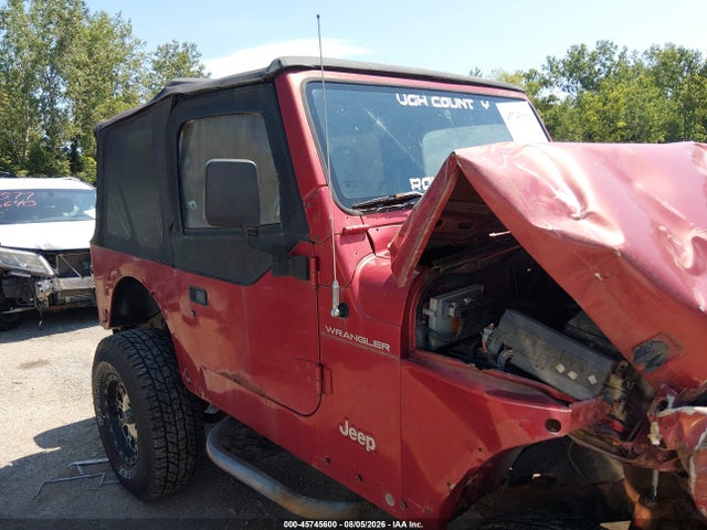 45745600 :رقم المزاد ، 1J4FY29P2WP730257 vin ، 1998 Jeep Wrangler Se مزاد بيع