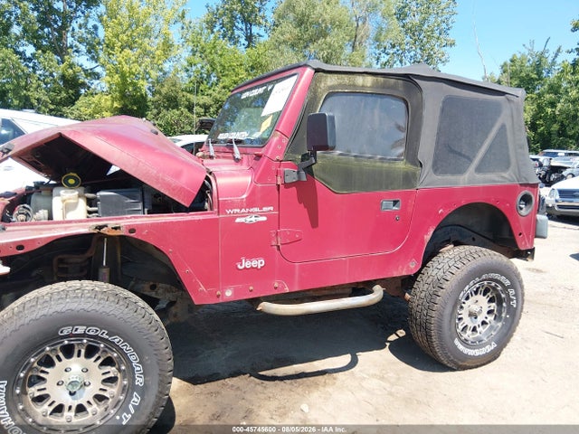 45745600 :رقم المزاد ، 1J4FY29P2WP730257 vin ، 1998 Jeep Wrangler Se مزاد بيع