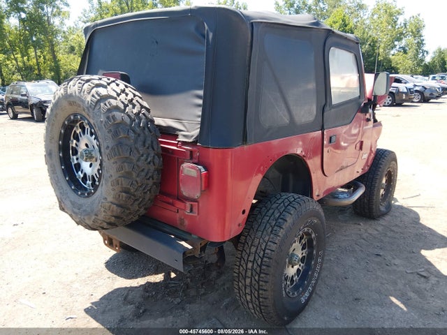 45745600 :رقم المزاد ، 1J4FY29P2WP730257 vin ، 1998 Jeep Wrangler Se مزاد بيع