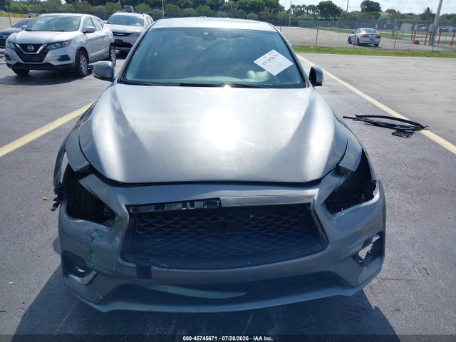 45745671 :رقم المزاد ، JN1EV7AR3JM440983 vin ، 2018 Infiniti Q50 3.0t Luxe مزاد بيع