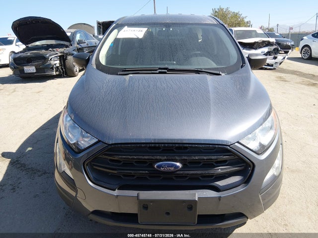 2021 Ford Ecosport S მანქანა იყიდება აუქციონზე, vin: MAJ3S2FE4MC452615, აუქციონის ნომერი: 45745748