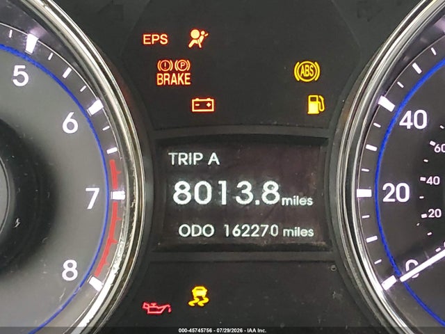 45745756 :رقم المزاد ، 5NPEB4AC9BH141171 vin ، 2011 Hyundai Sonata Gls مزاد بيع