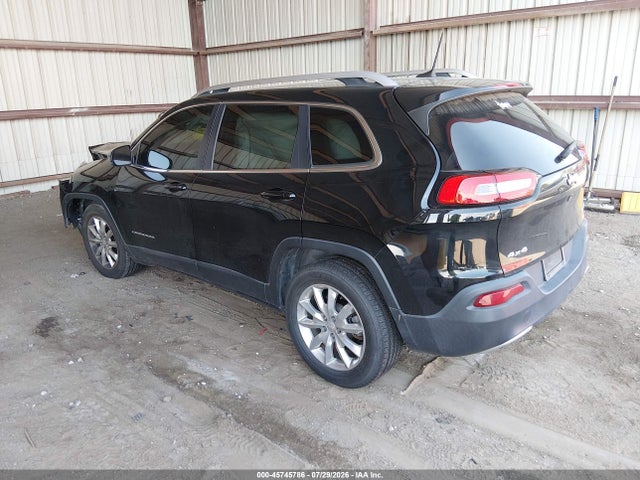2017 Jeep Cherokee Limited მანქანა იყიდება აუქციონზე, vin: 1C4PJMDB4HW665250, აუქციონის ნომერი: 45745786