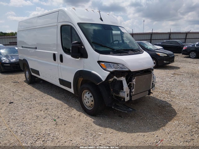 45745851 :رقم المزاد ، 3C6MRVHG8SE548528 vin ، 2025 Ram Promaster 3500 Tradesman High Roof 159 Wb W/pass Seat مزاد بيع