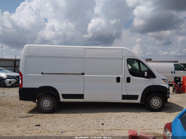 45745851 :رقم المزاد ، 3C6MRVHG8SE548528 vin ، 2025 Ram Promaster 3500 Tradesman High Roof 159 Wb W/pass Seat مزاد بيع