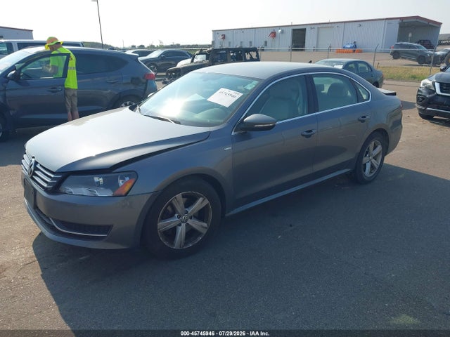 45745946 :رقم المزاد ، 1VWBH7A30CC047905 vin ، 2012 Volkswagen Passat 2.5l Se مزاد بيع