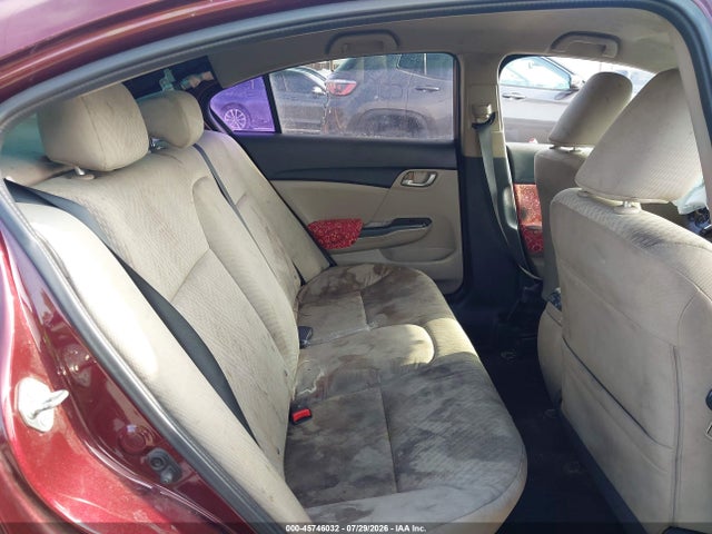 Honda Civic Lx 2014 19XFB2F55EE262047 Image 8