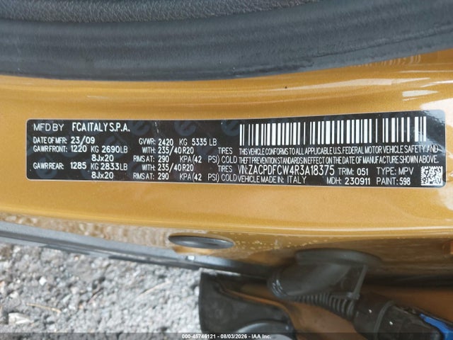 Продажа на аукционе авто 2024 Dodge Hornet R/t Eawd, vin: ZACPDFCW4R3A18375, номер лота: 45746121