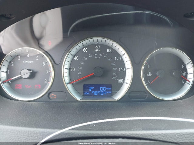 2009 Hyundai Sonata Limited V6 მანქანა იყიდება აუქციონზე, vin: 5NPEU46F29H535134, აუქციონის ნომერი: 45746200