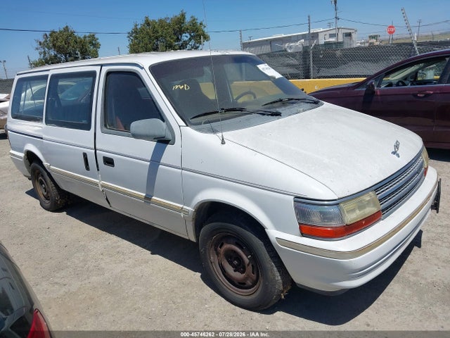 Auction sale of the 1992 Plymouth Grand Voyager Se, vin: 1P4GH4439NX234473, lot number: 45746262