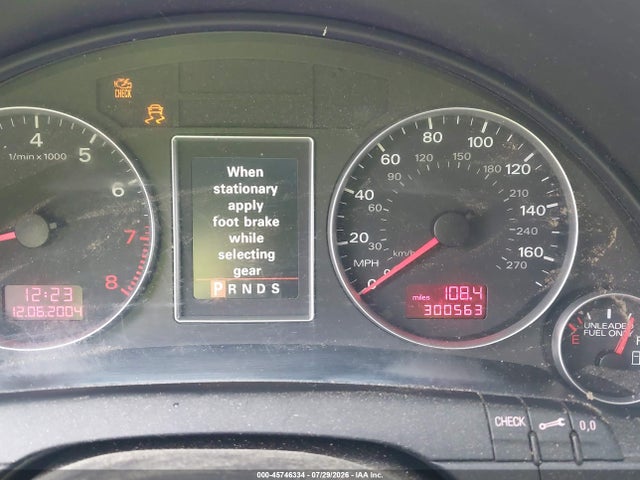 Продаж на аукціоні авто 2005 Audi A4 3.2, vin: WAUDG78E55A546359, номер лоту: 45746334