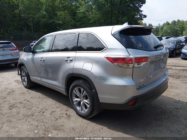 2015 Toyota Highlander Le Plus V6 მანქანა იყიდება აუქციონზე, vin: 5TDBKRFH7FS127290, აუქციონის ნომერი: 45746512