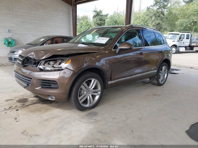 2011 Volkswagen Touareg Tdi Executive მანქანა იყიდება აუქციონზე, vin: WVGFK9BP7BD003519, აუქციონის ნომერი: 45746572