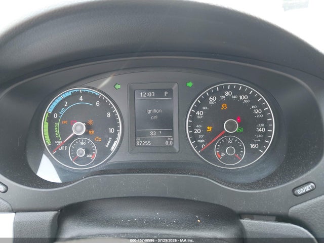 2013 Volkswagen Jetta Hybrid Sel მანქანა იყიდება აუქციონზე, vin: 3VW637AJ6DM280962, აუქციონის ნომერი: 45746586