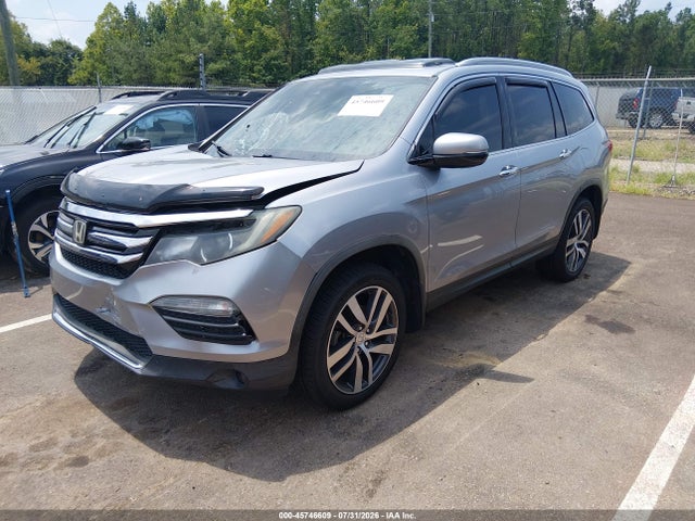 2017 Honda Pilot Elite მანქანა იყიდება აუქციონზე, vin: 5FNYF6H02HB073781, აუქციონის ნომერი: 45746609
