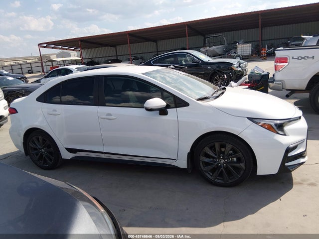 2026 Toyota Corolla Se მანქანა იყიდება აუქციონზე, vin: 5YFS4MCE4TP284559, აუქციონის ნომერი: 45746646