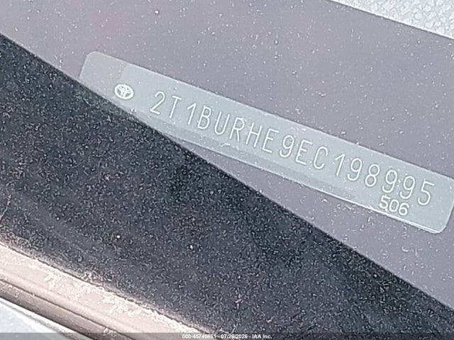 Продажа на аукционе авто 2014 Toyota Corolla Le, vin: 2T1BURHE9EC198995, номер лота: 45746661