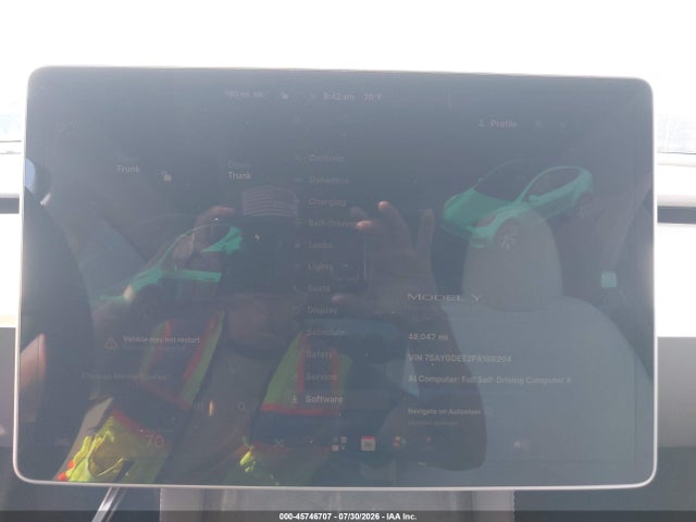 Продаж на аукціоні авто 2023 Tesla Model Y Awd/long Range Dual Motor All-wheel Drive, vin: 7SAYGDEE2PA188204, номер лоту: 45746707