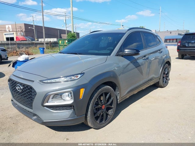 45746775 :رقم المزاد ، KM8K6CA59MU687587 vin ، 2021 Hyundai Kona Night مزاد بيع