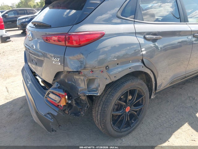 45746775 :رقم المزاد ، KM8K6CA59MU687587 vin ، 2021 Hyundai Kona Night مزاد بيع
