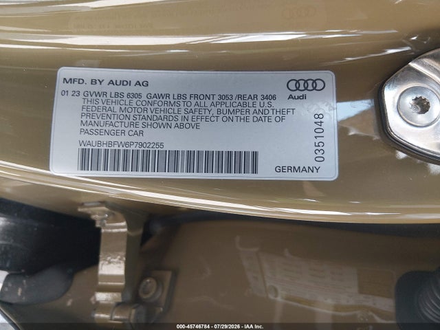 Audi Rs E-tron Gt Quattro 2023 WAUBHBFW6P7902255 Image 9