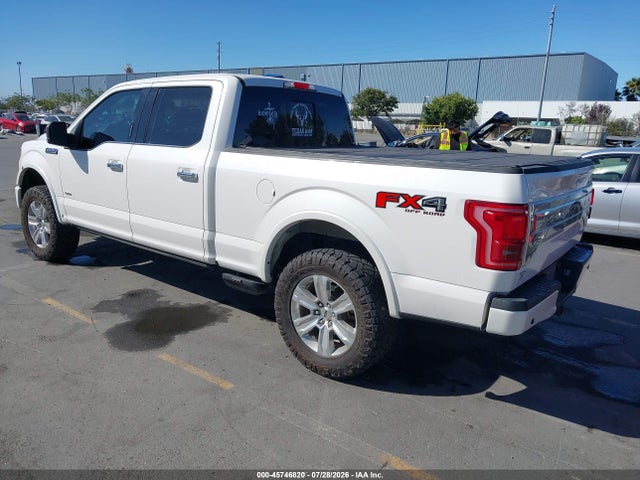 45746820 :رقم المزاد ، 1FTFW1EG0FFC76575 vin ، 2015 Ford F-150 Platinum مزاد بيع