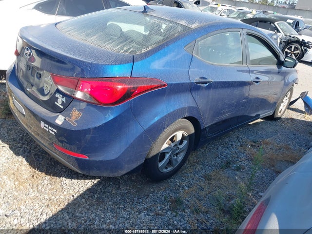 Hyundai ELANTRA SE 2015 5NPDH4AEXFH584897 Image 4
