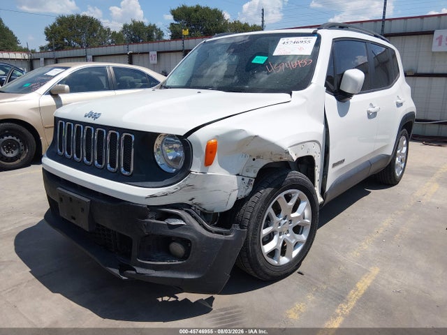 2015 Jeep Renegade Latitude მანქანა იყიდება აუქციონზე, vin: ZACCJABT0FPB54411, აუქციონის ნომერი: 45746955