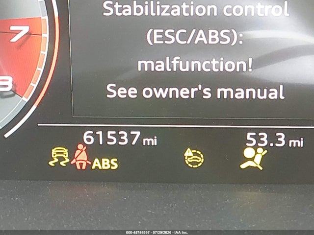 45746997 :رقم المزاد ، WA1AJAF73MD015659 vin ، 2021 Audi Q7 Premium 45 Tfsi Quattro Tiptronic مزاد بيع
