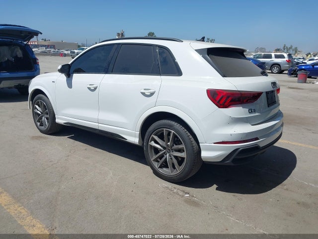 2025 Audi Q3 Premium 45 Tfsi S Line Quattro Tiptronic მანქანა იყიდება აუქციონზე, vin: WA1DECF31S1021792, აუქციონის ნომერი: 45747022