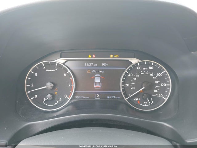 Aukcja sprzedaży 2021 Nissan Altima Sv Fwd, vin: 1N4BL4DV4MN380309, numer aukcji: 45747119