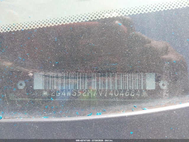 45747180 :رقم المزاد ، 2G4WS52M7V1404664 vin ، 1997 Buick Century Custom مزاد بيع