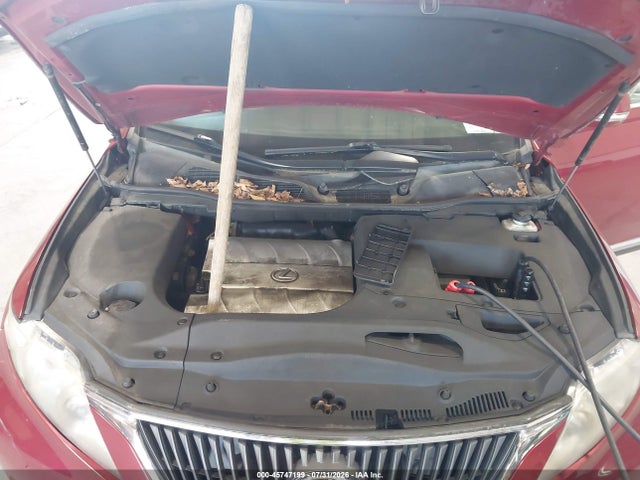 2010 Lexus Rx 350 მანქანა იყიდება აუქციონზე, vin: 2T2BK1BA9AC069898, აუქციონის ნომერი: 45747199