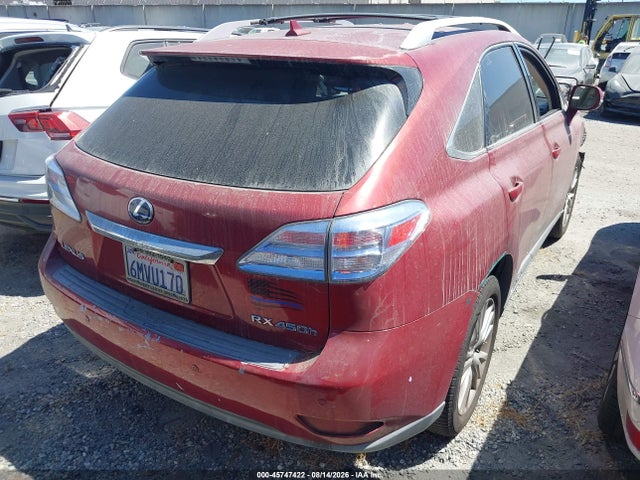 Продаж на аукціоні авто 2010 Lexus Rx 450h, vin: JTJBC1BAXA2020898, номер лоту: 45747422