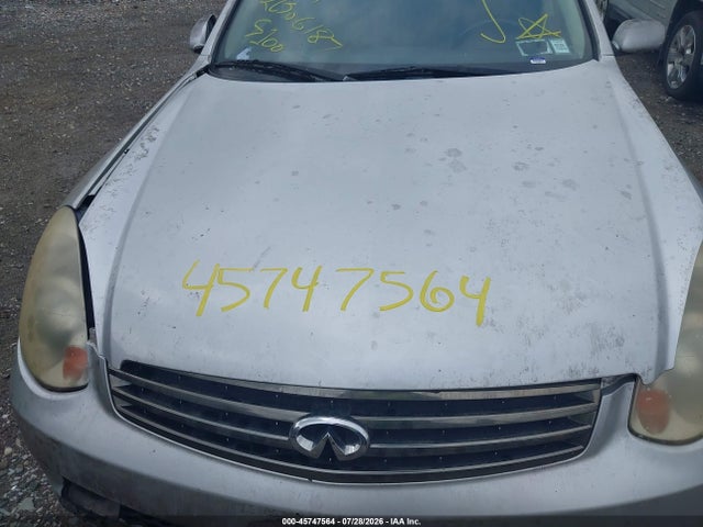 2006 Infiniti G35x მანქანა იყიდება აუქციონზე, vin: JNKCV51F06M615520, აუქციონის ნომერი: 45747564