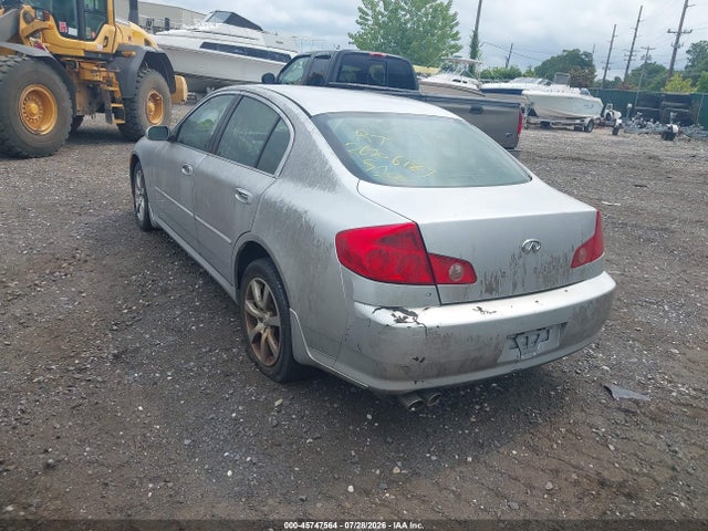2006 Infiniti G35x მანქანა იყიდება აუქციონზე, vin: JNKCV51F06M615520, აუქციონის ნომერი: 45747564