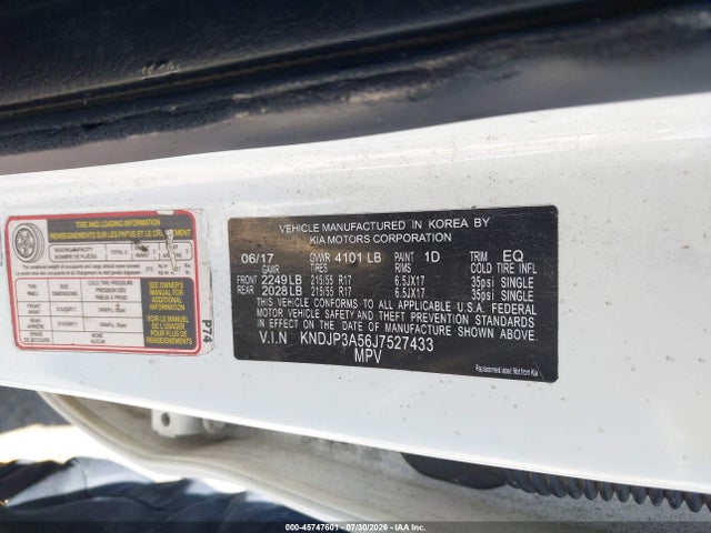 KIA SOUL + 2018 KNDJP3A56J7527433 Image 9