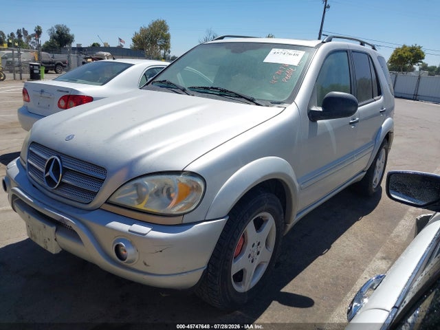 Продаж на аукціоні авто 2002 Mercedes-benz Ml 55 Amg, vin: 4JGAB74E02A290262, номер лоту: 45747648