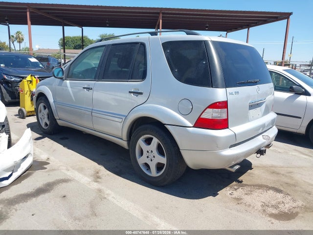 Продаж на аукціоні авто 2002 Mercedes-benz Ml 55 Amg, vin: 4JGAB74E02A290262, номер лоту: 45747648