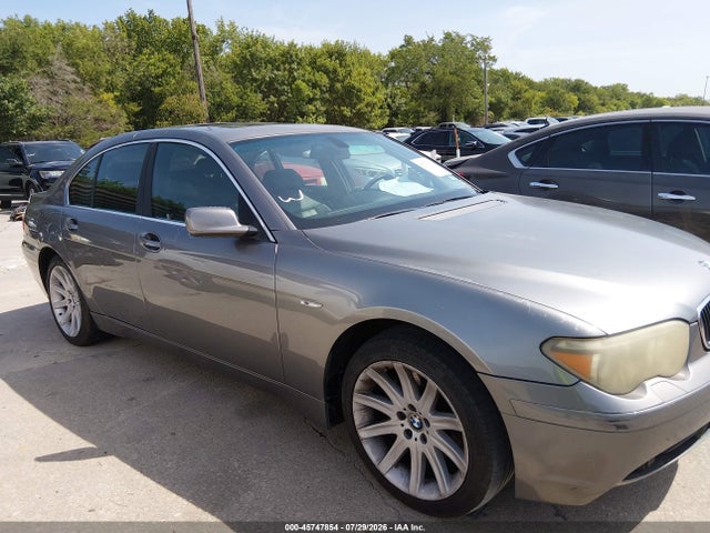 2003 Bmw 745i მანქანა იყიდება აუქციონზე, vin: WBAGL63443DP61664, აუქციონის ნომერი: 45747854