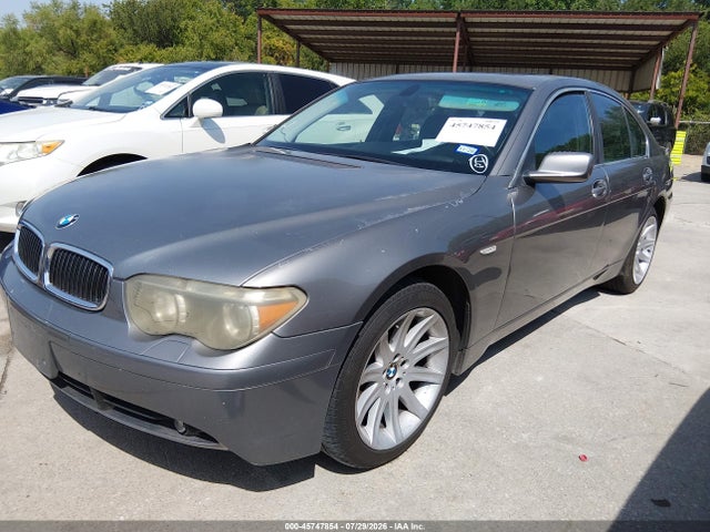 2003 Bmw 745i მანქანა იყიდება აუქციონზე, vin: WBAGL63443DP61664, აუქციონის ნომერი: 45747854