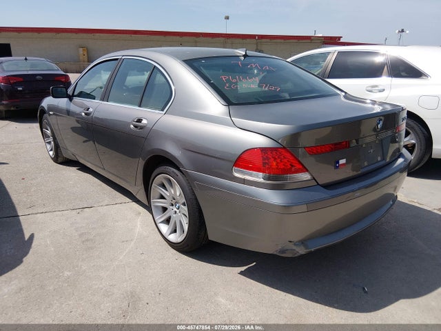 2003 Bmw 745i მანქანა იყიდება აუქციონზე, vin: WBAGL63443DP61664, აუქციონის ნომერი: 45747854