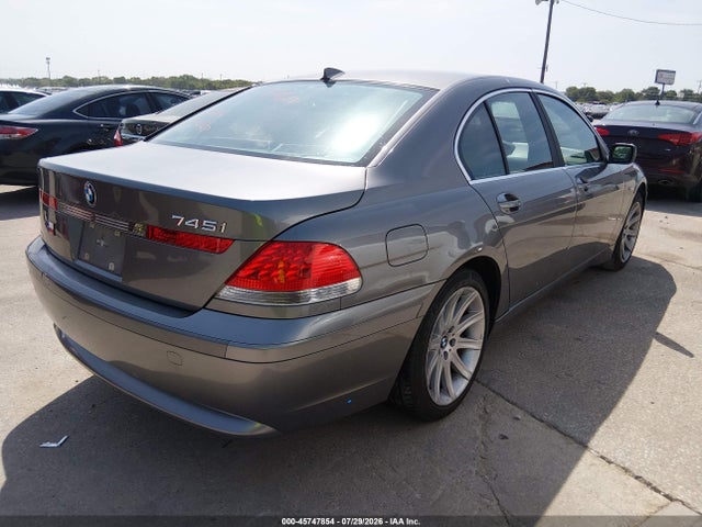 2003 Bmw 745i მანქანა იყიდება აუქციონზე, vin: WBAGL63443DP61664, აუქციონის ნომერი: 45747854