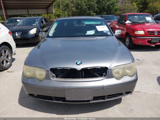 2003 Bmw 745i მანქანა იყიდება აუქციონზე, vin: WBAGL63443DP61664, აუქციონის ნომერი: 45747854